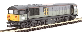 Class 58 58002 "Daw Mill Colliery" in Railfreight Coal Sector triple grey