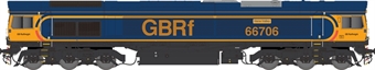 Class 66 66706 "Nene Valley" in GB Railfreight blue & orange - Digital sound fitted