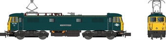 Class 87 87101 "Stephenson" in BR blue