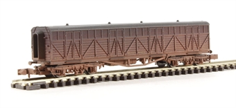 Siphon G milk wagon in BR livery - 1457 - weathered