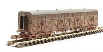 Siphon G milk wagon in GWR livery - 1454 - weathered