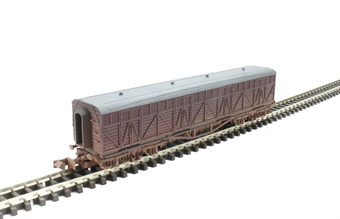 Siphon G milk wagon in BR livery - W1441 - weathered