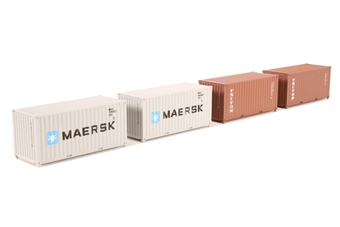 20ft containers "Maersk and Triton" - pack of 4