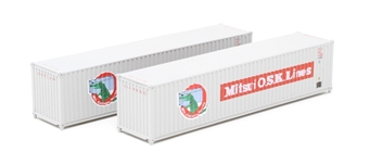 40ft containers "Mitsui Lines" - 8186026 & 7016440 - pack of 2