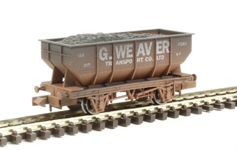 21-ton hopper wagon "George Weaver" - 154 - weathered 