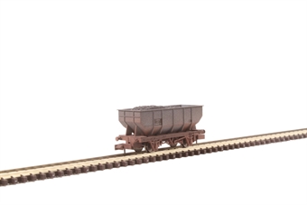 21-ton hopper wagon in BR grey - E289587K - weathered 