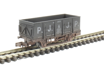 20-ton steel mineral wagon "PJ & JP" - 3619 - weathered