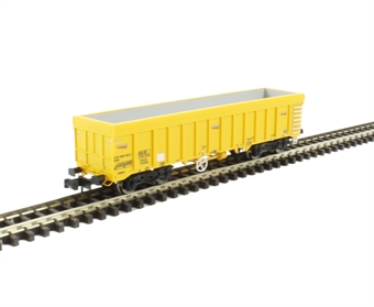 IOA 'Merlin' bogie ballast wagon in Network Rail yellow - 705992 002-3 