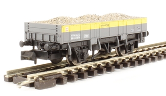 Grampus engineers open wagon in Engineers grey & yellow 'Dutch' livery - DB991570 
