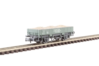 Grampus engineers open wagon "Taunton Concrete" olive green - DB986708 - weathered