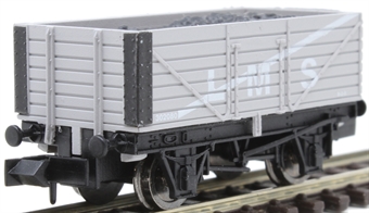 7-plank open wagon in LMS grey - 302080 