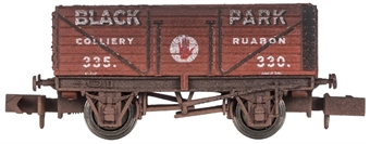 7-plank open in Black Park Ruabon Colliery red - 335 - weathered