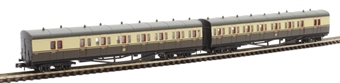 GWR B set 6313 and 6314 in BR western region chocolate and cream