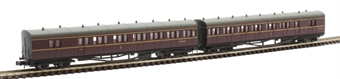 GWR B set 6969 and 6940 in BR lined maroon