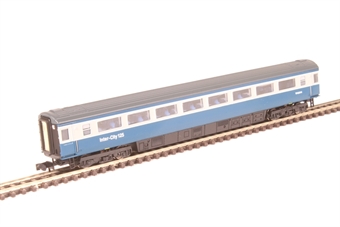 Mk3 TSO second open W42014 in BR blue and grey with Intercity 125 branding