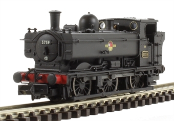 Class 57xx Pannier 5759 in BR black with late crest