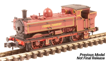 Class 57xx Pannier 0-6-0PT L99 in London Transport red - digital fitted