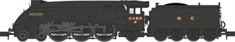 Class A4 4-6-2 4468 'Mallard' in LNER wartime black