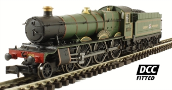 Class 49xx Hall steam locomotive 4958 'Priory Hall' in GWR lined green. DCC fitted