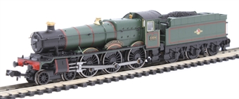 Class 49xx 'Hall' 4-6-0 5999 "Wollaton Hall" in BR green with late crest