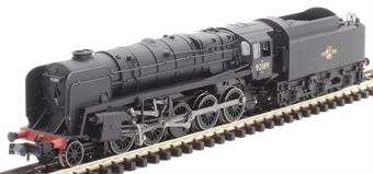 Class 9F 2-10-0 92189 in BR black with late crest