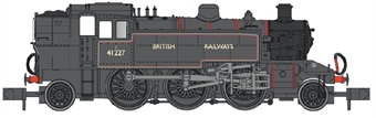 Class 2MT Ivatt 2-6-2T 41227 in BR black with British Railways lettering