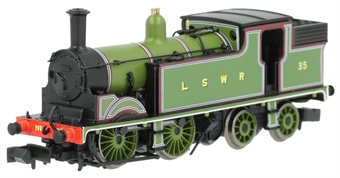 Class M7 0-4-4T 35 in London & South Western Railway lined green - Digital fitted