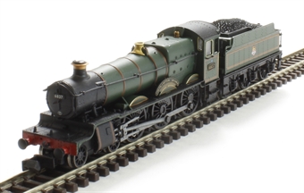 Class 68xx 4-6-0 6837 "Forthampton Grange" in BR lined green with early emblem