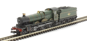 Class 6800 4-6-0 6803 "Bucklebury Grange" in BR lined green with late crest. DCC Fitted