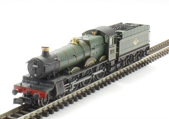 Class 68xx 4-6-0 6803 "Bucklebury Grange" in BR lined green with late crest