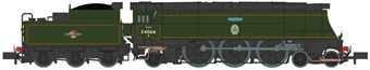 Class 7P6F Bulleid Streamlined Battle of Britain 4-6-2 34066 "Spitfire" in BR green with late crest - Digital fitted
