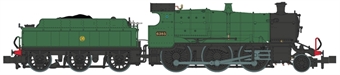 Class 63xx Mogul 2-6-0 6385 in GWR green with shirtbutton emblem