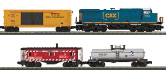 Dash-8 Diesel R-T-R Freight Train Set, CSX  - Proto-Sound 3 fitted