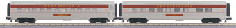 60' Streamlined Sleeper Diner 2-Car Set, Pennsylvania
