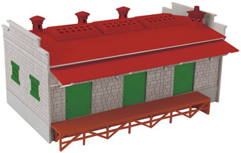 Freight Transfer Warehouse, Red Roof
