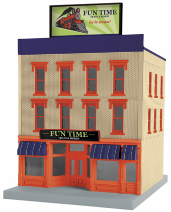 Fun Time Train & Hobby 3-Story City Building