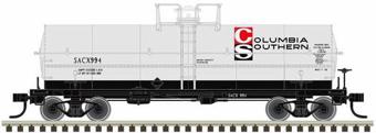 3-Rail 11,000 Gallon Tank Car, Columbia Southern 994