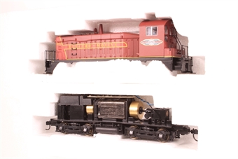 EMD SW8/900/600 Switcher in Electro Motive Division Red
