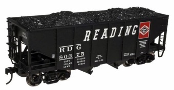 55-Ton Fishbelly Coal Hopper, Reading 80274