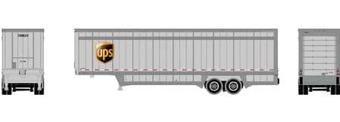 40' Drop Sill Parcel Trailer of the UPS/Logo #708634