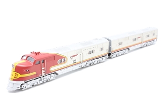 EMD E6 A & B set #12L/12A of the Atchison, Topeka & Santa Fe Railroad (DCC sound fitted)