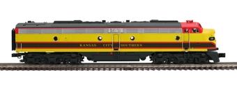 E8 EMD 29 of the Kansas City Southern - unpowered - digital sound fitted