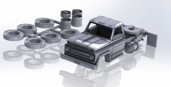 Semi-Tractor, Undecorated