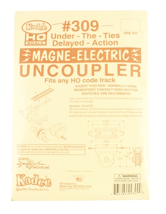 Under-the-ties Electric Uncoupler