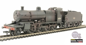 Class 7F 2-8-0 53810 in BR black with late crest - weathered