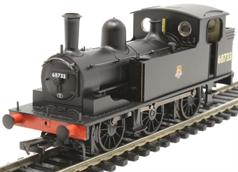 Class J72 0-6-0T 68733 in BR Black with early emblem