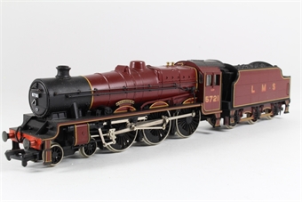 Class 5XP Jubilee 4-6-0 5721 'Impregnable' with Fowler tender in LMS crimson