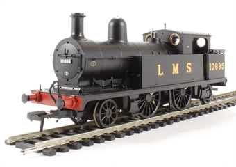 Class 5 L&YR 2-4-2T 10695 in LMS black