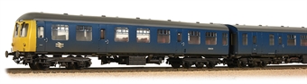 Class 105 2-car DMU in BR blue - weathered