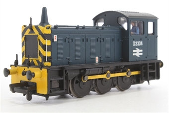 Class 04 Shunter D2334 in BR Blue Livery with Wasp Stripes